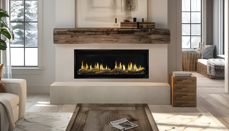 Simplifire Allusion Edge Linear Electric Fireplace SF-ALLE50