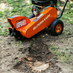 SuperHandy Compact Stump Grinder Pro - 9HP, 12" Cutting Blade, Effortless Stump Removal GUO110