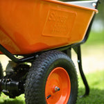 SuperHandy Electric Dualie Wheelbarrow - 24V 7Ah AGM Battery, 330Lb Max Weight GUO034