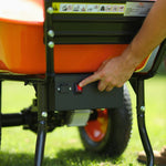 SuperHandy Electric Dualie Wheelbarrow - 24V 7Ah AGM Battery, 330Lb Max Weight GUO034