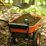 SuperHandy Electric Dualie Wheelbarrow - 24V 7Ah AGM Battery, 330Lb Max Weight GUO034
