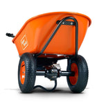 SuperHandy Electric Dualie Wheelbarrow - 48V 4Ah Battery, 330Lb Max Weight GUO057