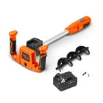 SuperHandy Electric Earth Auger - 20V 4Ah Battery, 12" x 3" Bit GUT141