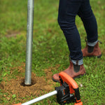 SuperHandy Electric Earth Auger - 20V 4Ah Battery, 12" x 3" Bit GUT141