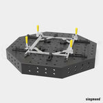 Siegmund System 28 1,400x100mm Octagonal Welding Table with Plasma Nitration 2-921400.P