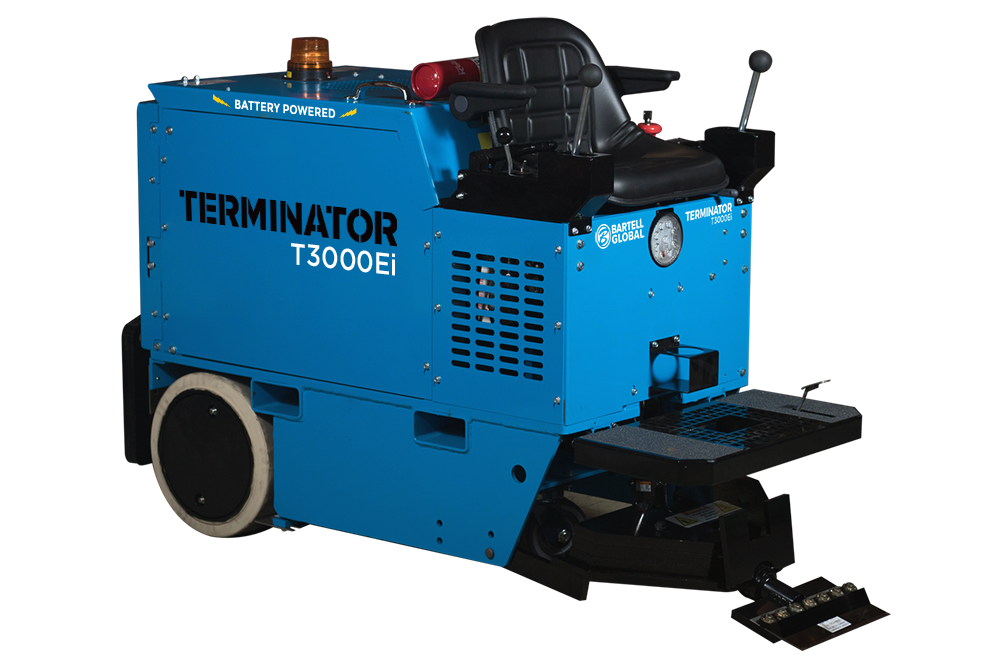 Bartell Global Terminator Ride On Floor Scraper 10HP Agm Battery Powered T3000EI