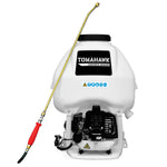 Tomahawk 6.5 Gallon Backpack Concrete Sprayer .5 GPM Gas Finishing Tool for Cement Sealant Curing Stain TCS6.5