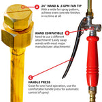 Tomahawk 6.5 Gallon Backpack Concrete Sprayer .5 GPM Gas Finishing Tool for Cement Sealant Curing Stain TCS6.5