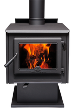 True North TN20 Wood Stove Wood, Pedestal, Series B, Met Black TN20.PEDB