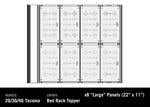 FSR Toyota Tacoma Bed Rack - DRIFTR Topper (Add-on) BWTT4B-9850