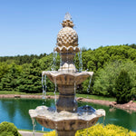 Sunnydaze 4-Tier Grand Courtyard Outdoor Water Fountain - 80" H FC-73850