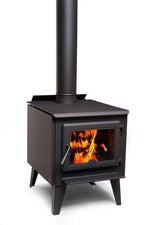 True North TN20 Wood Stove Met Black Series B TN20.LEGB