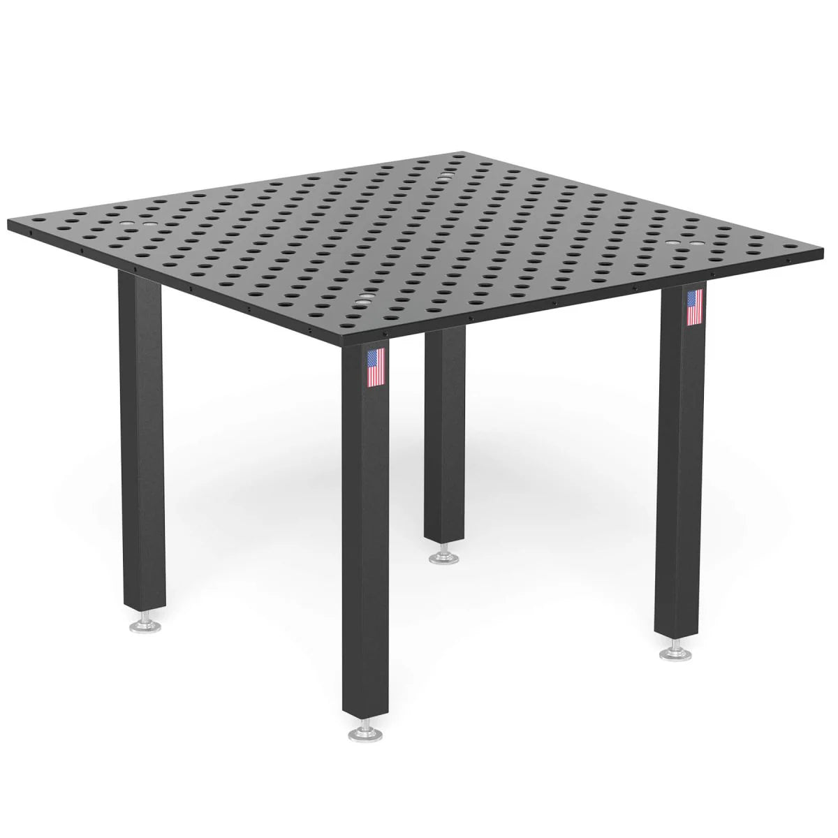 Siegmund System 28 4'x4' (48"x48") Imperial "BASIC" Series (Inch) Welding Table with Plasma NitrationUS281015.XD7 + (x4) US161856