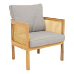 Sunnydaze 4-Piece Wood Patio Conversation Set – Wood Lounge Furniture CRT-6561