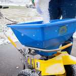 Spyker Commercial Push Spreader | ICE | Stainless Steel | 13-In. Wheel | 50-Lb. Capacity SPY50L-2S