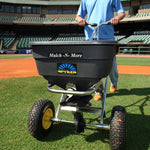 Spyker Commercial Push Spreader | Mulch & More | Stainless Steel |120 lbs. Capacity S60-12020
