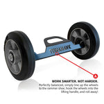 Tomahawk Transport Wheel Kit for 10" Tamper Shoe for Tomahawk Tamping Rammer TR68H-WHEELS