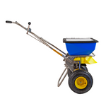 Spyker Commercial Push Spreader | ICE | Stainless Steel | 13-In. Wheel | 50-Lb. Capacity SPY50L-2S