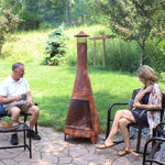 Sunnydaze 70" Chiminea Outdoor Fireplace RCM-504