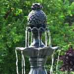 Sunnydaze 4-Tier Grand Courtyard Outdoor Water Fountain - 80" H FC-73850