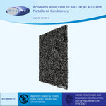 Whynter 14,000 BTU (ASHRAE) 10,000 BTU (SACC) Dual Hose Portable Air Conditioner ARC-147WF