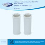 Whynter 14,000 BTU (ASHRAE) 10,000 BTU (SACC) Dual Hose Portable Air Conditioner with Heat ARC-147WFH
