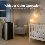 Whynter 14,000 BTU Dual Hose Portable Air Conditioner ARC-14S