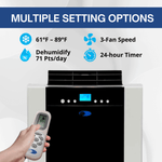 Whynter 14,000 BTU Dual Hose Portable Air Conditioner ARC-14S