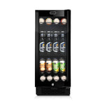 Whynter 15″ Built-in Black Glass 128-can capacity 3.0 cu ft. Beverage Refrigerator BBR-801BG