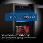 Whynter 15″ Built-in Black Glass 128-can capacity 3.0 cu ft. Beverage Refrigerator BBR-801BG