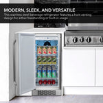 Whynter 15″ Built-In Energy Star 3.0 cu. ft. Indoor/Outdoor Beverage Refrigerator Cooler BOR-326FS