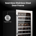 Whynter 15″ Undercounter 33 Bottle Seamless Stainless Steel Wine Fridge BSR-033SW