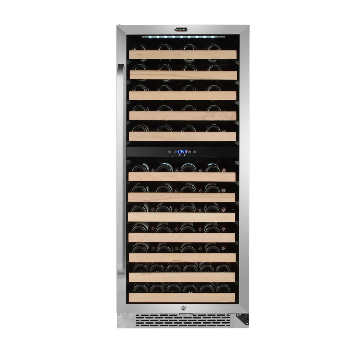 Whynter 24″ 92-Bottle Built-In Dual Zone Wine Refrigerator – Stainless Steel BWR-0922DZ