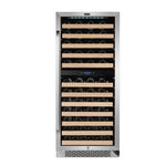 Whynter 24″ 92-Bottle Built-In Dual Zone Wine Refrigerator – Stainless Steel BWR-0922DZ