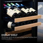 Whynter 24″ 100-Bottle Built-In Wine Refrigerator – Stainless Steel BWR-1002SD