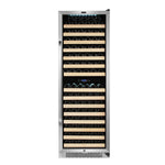 Whynter 24″ 164-Bottle Built-In Dual Zone Wine Refrigerator – Stainless Steel BWR-1642DZ