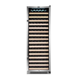 Whynter 24″ 166 Bottle Large Capacity Built-in Stainless Steel Compressor Wine Refrigerator with Display Rack and LED display BWR-1662SD