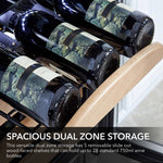 Whynter 15″ 28 bottle Dual Temperature Zone Built-In Wine Refrigerator BWR-281DZ