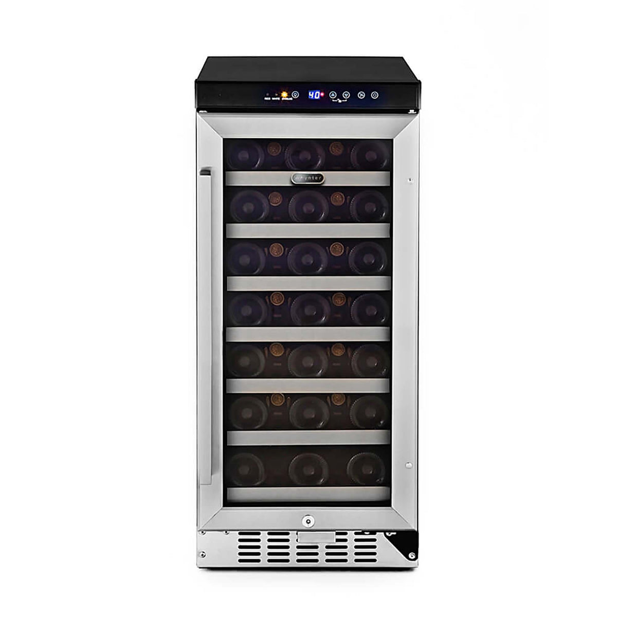 Whynter 15″ Width 33 Bottle Compressor Built-In Wine Refrigerator BWR-33SD