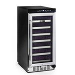 Whynter 15″ Width 33 Bottle Compressor Built-In Wine Refrigerator BWR-33SD