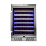 Whynter Elite Spectrum Lightshow 54 Bottle Wine Refrigerator with Stainless steel Touch Controls BWR-545XS
