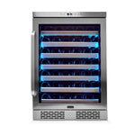 Whynter Elite Spectrum Lightshow 54 Bottle Wine Refrigerator with Stainless steel Touch Controls BWR-545XS