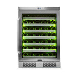 Whynter Elite Spectrum Lightshow 54 Bottle Wine Refrigerator with Stainless steel Touch Controls BWR-545XS