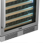 Whynter Elite Spectrum Lightshow 54 Bottle Wine Refrigerator with Stainless steel Touch Controls BWR-545XS