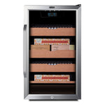 Whynter 650-Count Electric Cigar Cooler and Humidor with Humidity Control and Spanish Cedar Shelves CHC-421HC