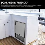 Whynter 14” Undercounter Automatic Stainless Steel Marine Ice Maker 23lb Daily Output MIM-14231SS