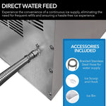 Whynter 14” Undercounter Automatic Stainless Steel Marine Ice Maker 23lb Daily Output MIM-14231SS