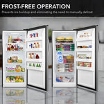 Whynter 13.8 cu.ft. Energy Star Digital Upright Convertible Deep Freezer/Refrigerator – Stainless Steel UDF-139SS