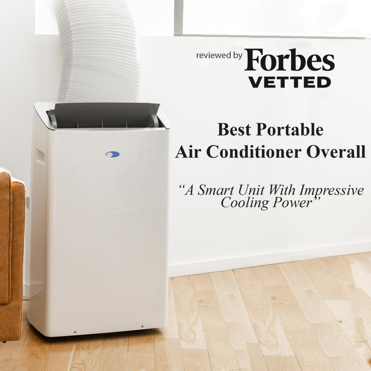 Whynter NEX Inverter 14,000 BTU (ASHRAE) 12,000 BTU (SACC) Smart Control Dual Hose Portable Air Conditioner ARC-1230WN