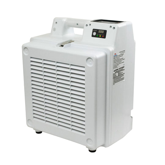 XPOWER X-2800 air scrubber right angle view